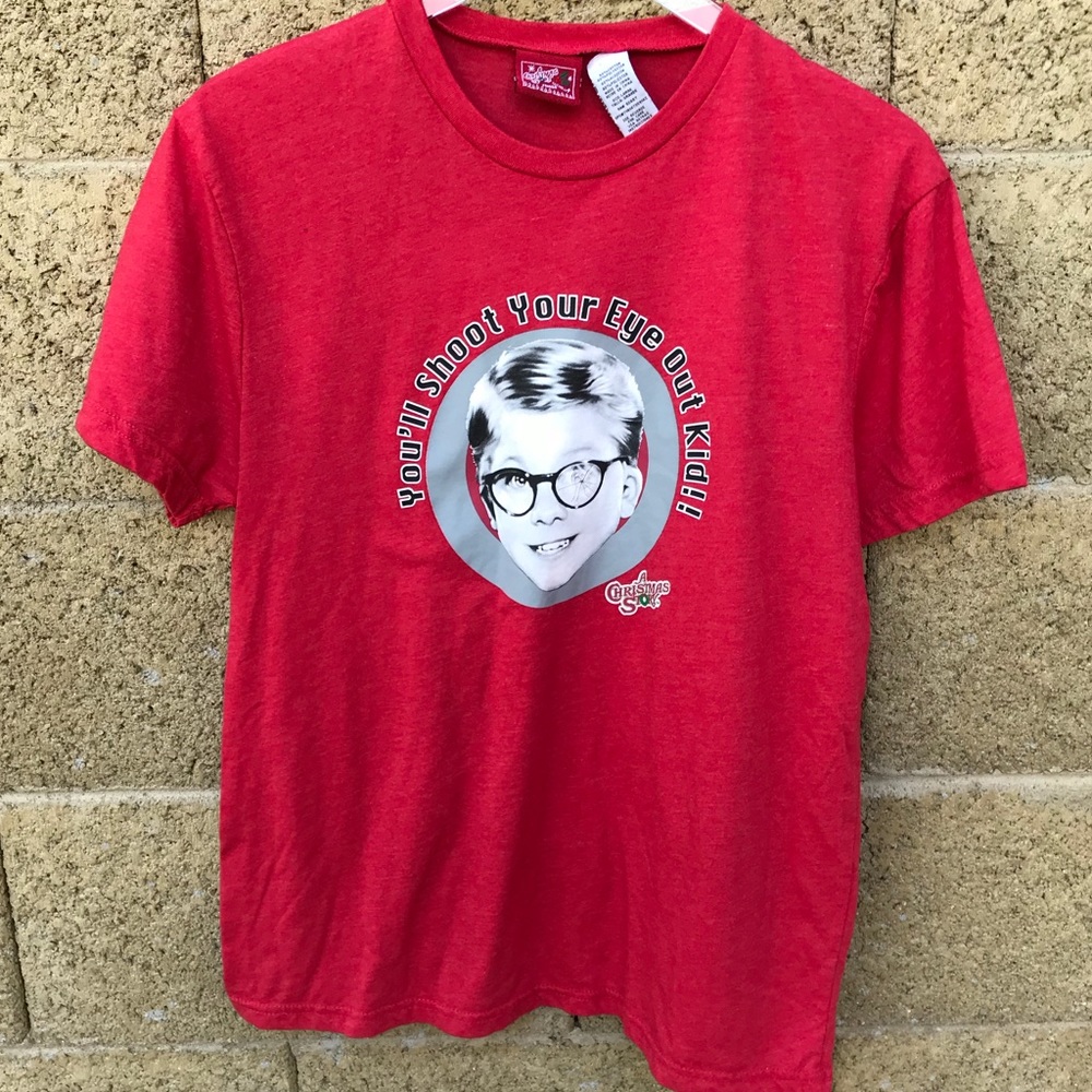 A Christmas Story Red Graphic Tee Shirt #836